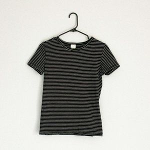 Black+White Striped Tee